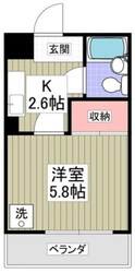 コスモマンションの物件間取画像